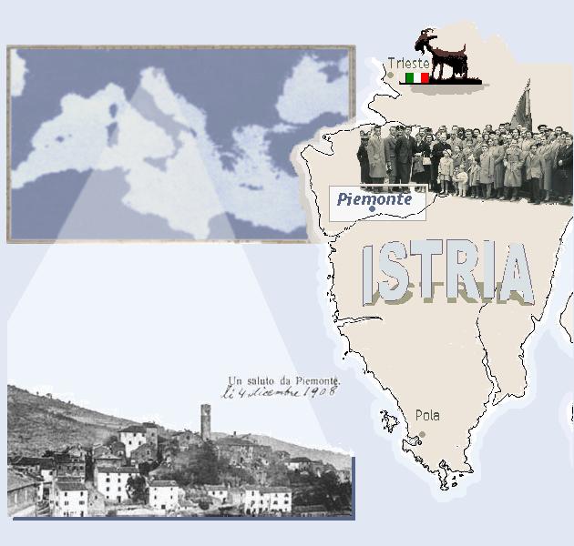 piemonte d 'istria istrien istra esuli esodo foibe ricordo zavrsje